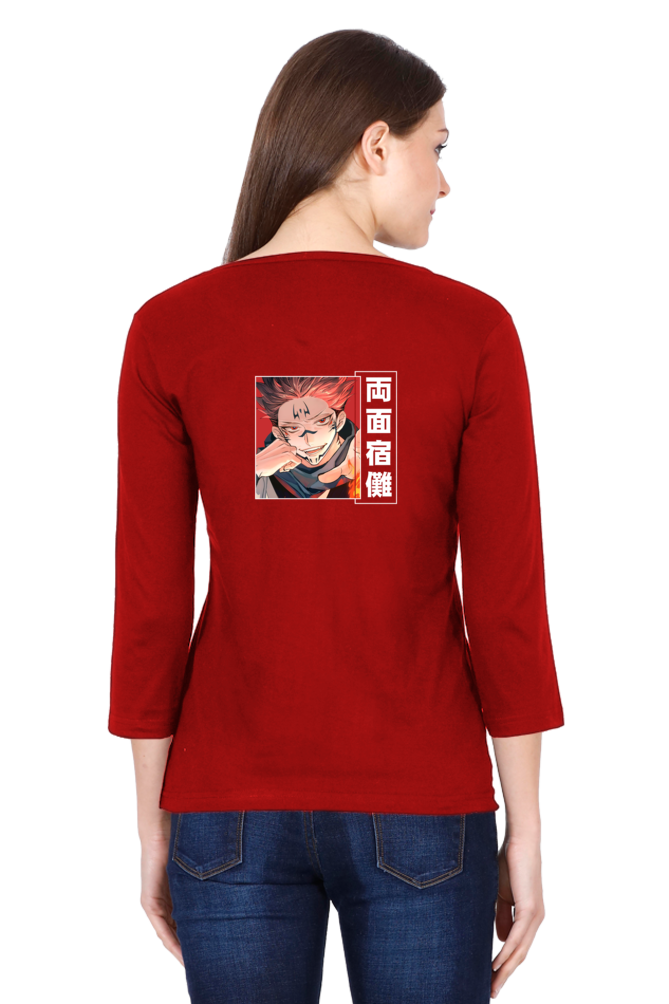 Women's Sakuna Print Round Neck Full Sleeve