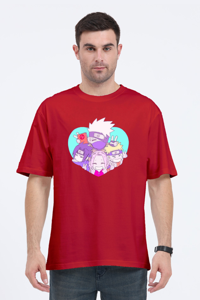Unisex Team 7 Naruto Oversized T-shirt