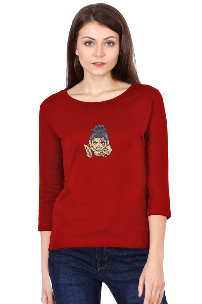 Women's Aoi Todo Round Neck Full Sleeve