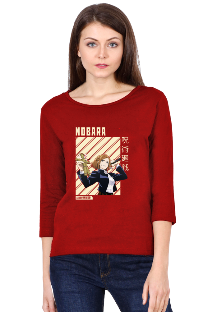 Women's Nobara Print Round Neck Full Sleeve