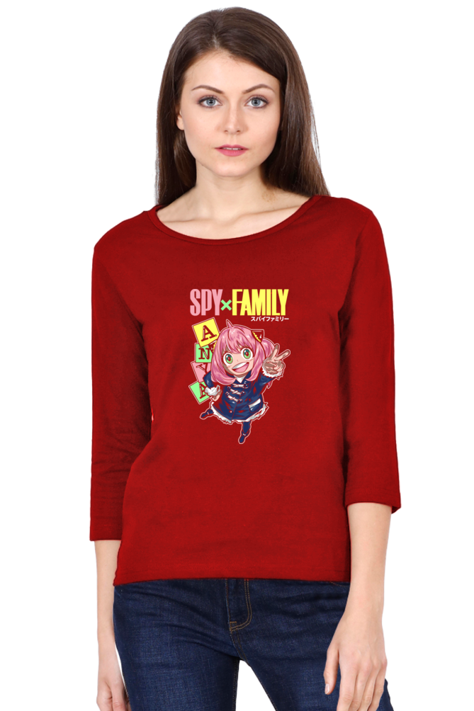 Women's Spy Family Round Neck Full Sleeve