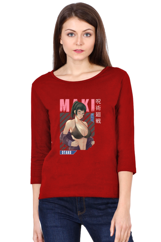 Women's Maki Zenin Round Neck Full Sleeve