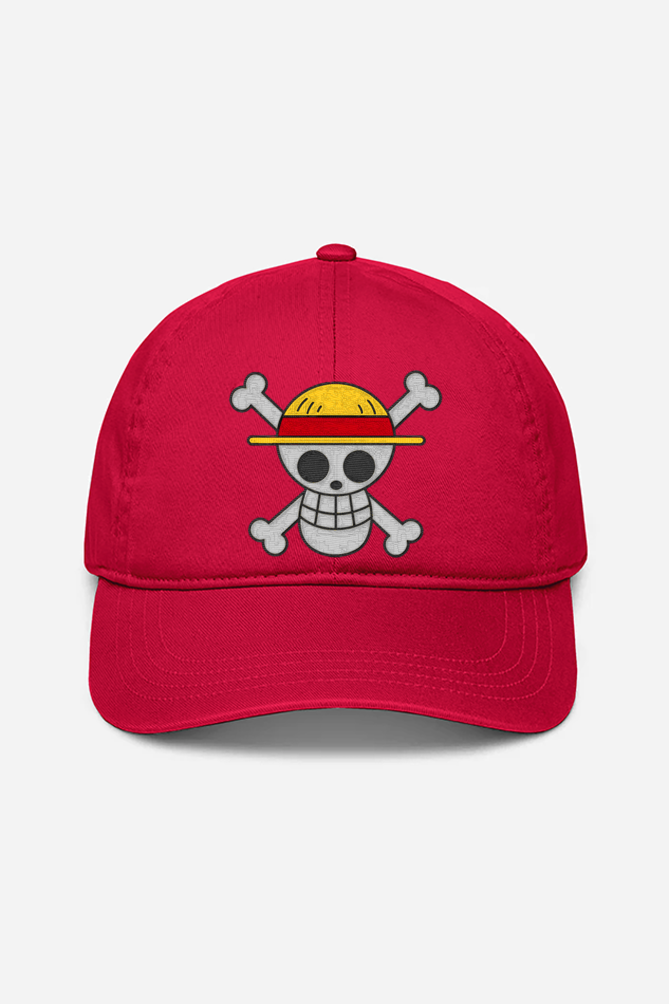 Unisex One Piece Embroidered Cap