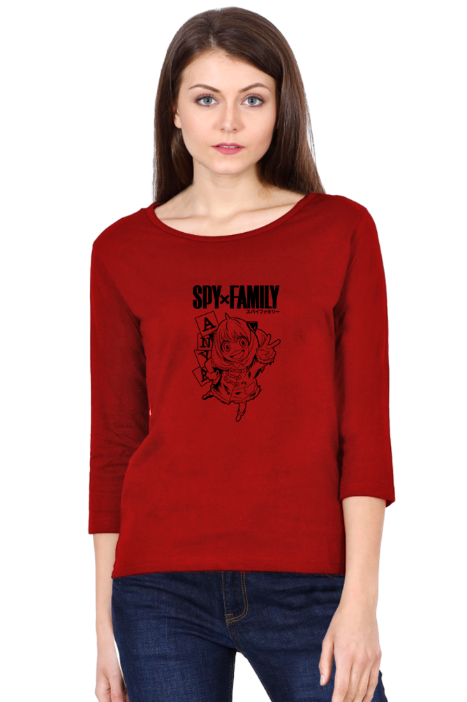 Women's Spy Family Round Neck Full Sleeve