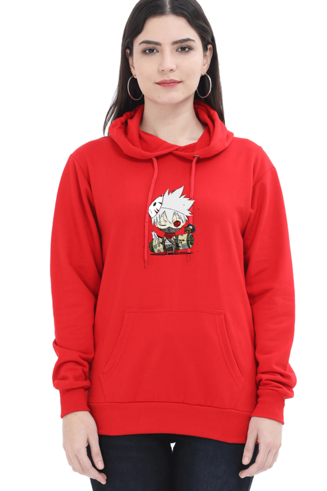 Women's Kakashi Printed Hooded Sweatshirt