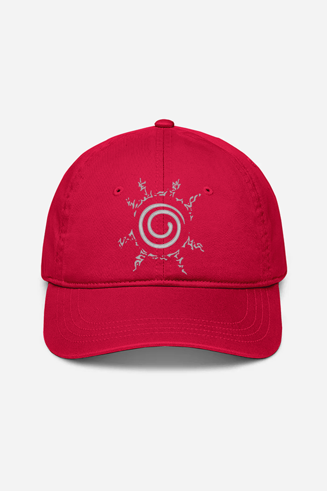 Unisex Naruto Seal Embroidered Cap