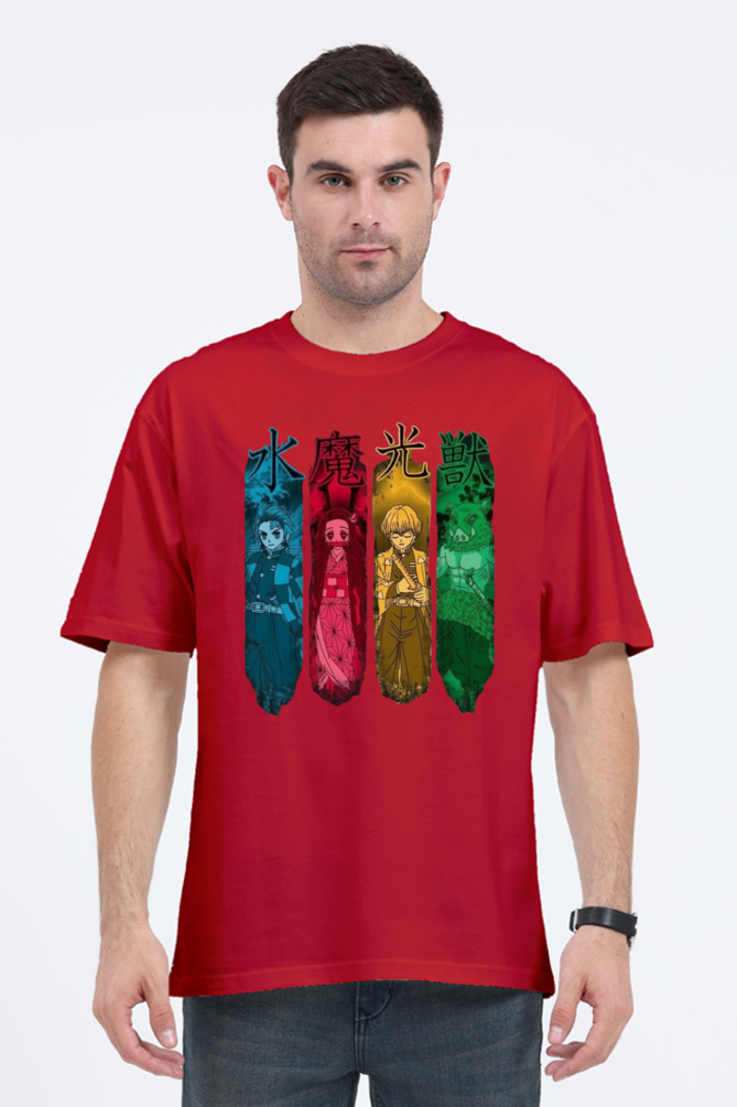 Unisex Demon Slayer Oversized T-shirt