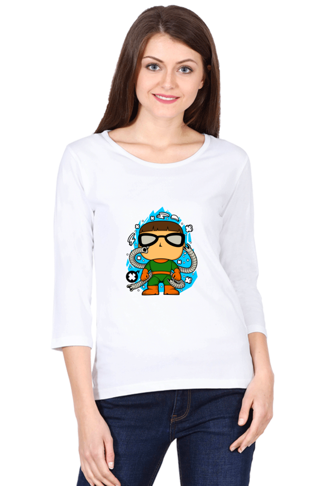 Women's Doctor Octopus Round Neck Full Sleeve