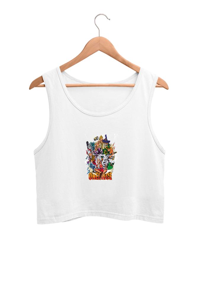 Women's One Piece Graphic Printed Crop Tank Top