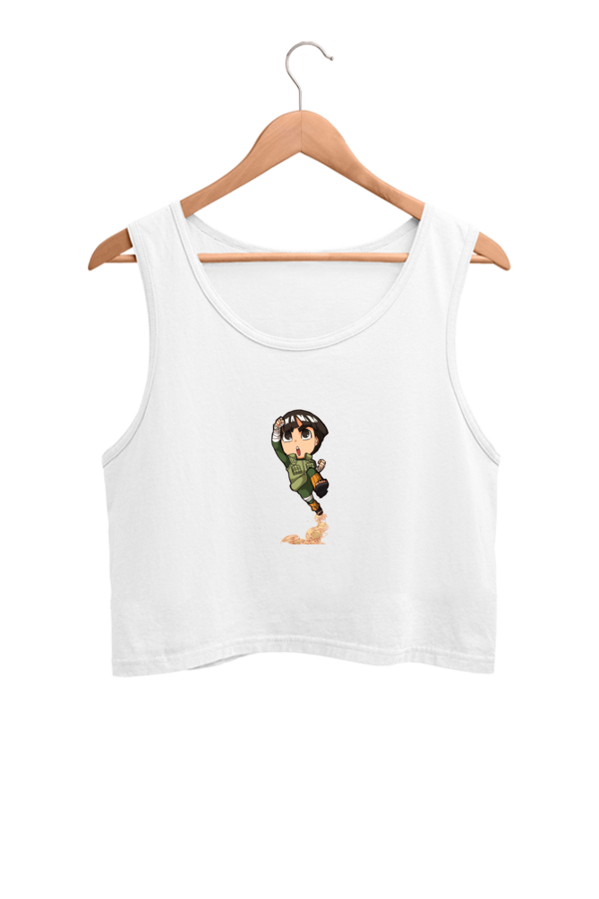 Women's Rock Lee Graphic Printed Crop Tank Top