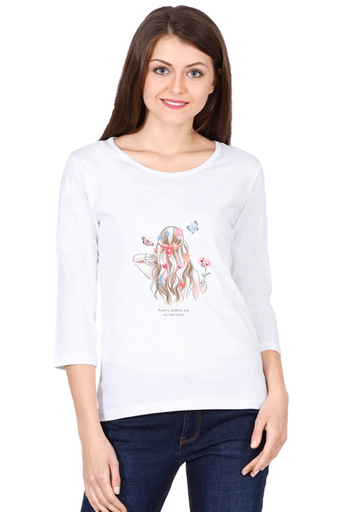 Women's Graphic Print Round Neck Full Sleeve