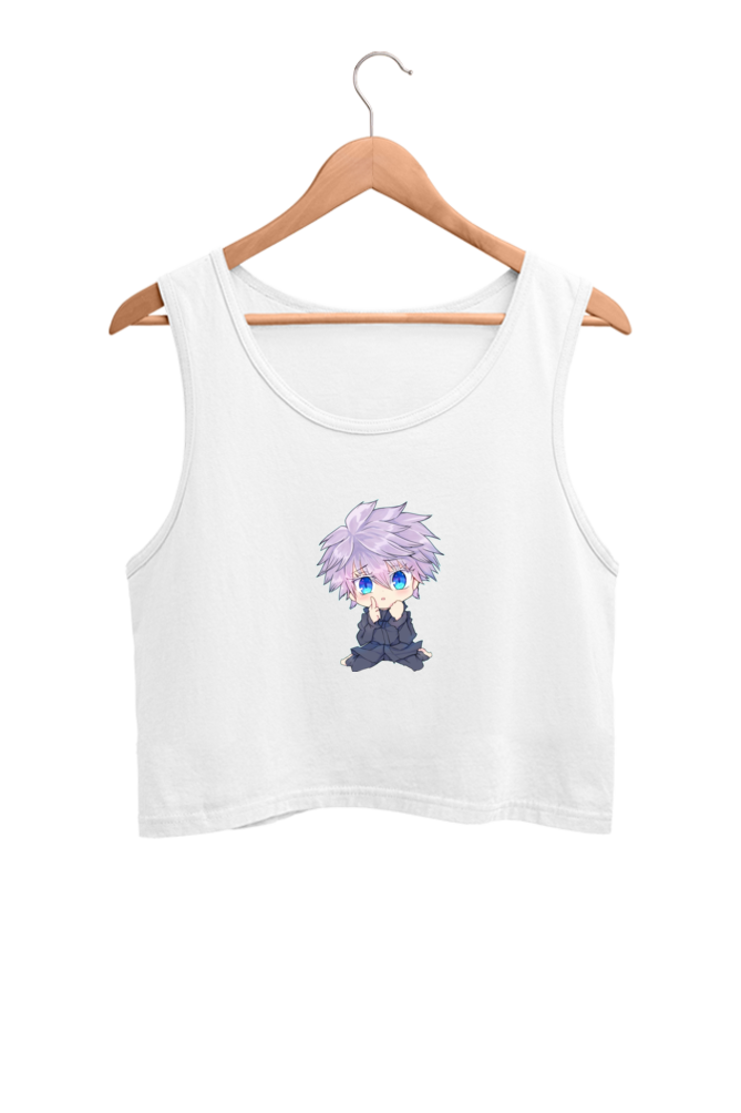 Women's Goku Graphic Printed Crop Tank Top