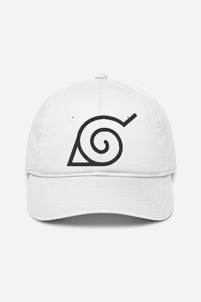 Unisex Leaf Village Embroidered Cap