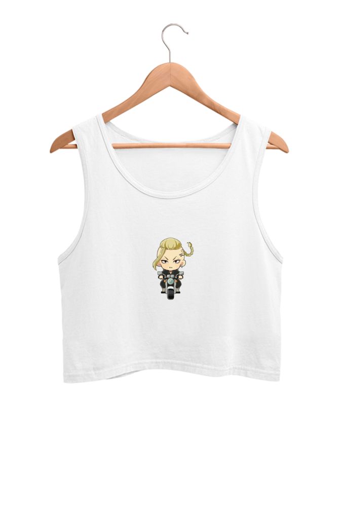 Women's Draken Graphic Printed Crop Tank Top