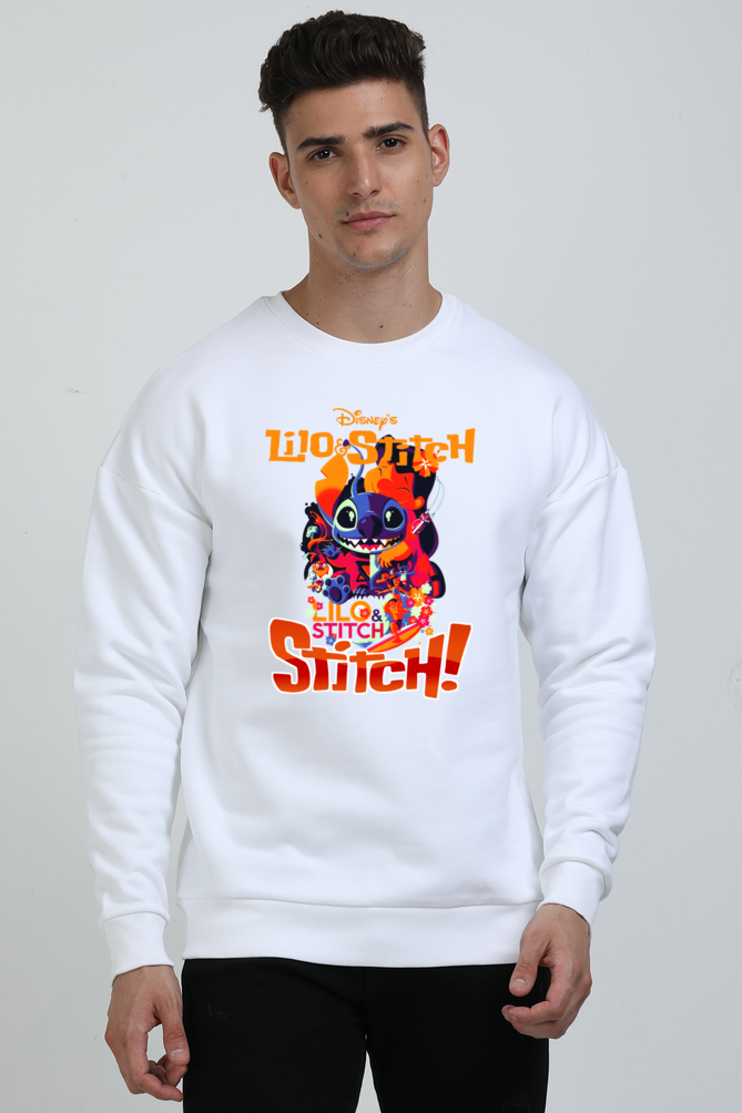 Unisex Lilo Stitch Oversized Sweatshirt