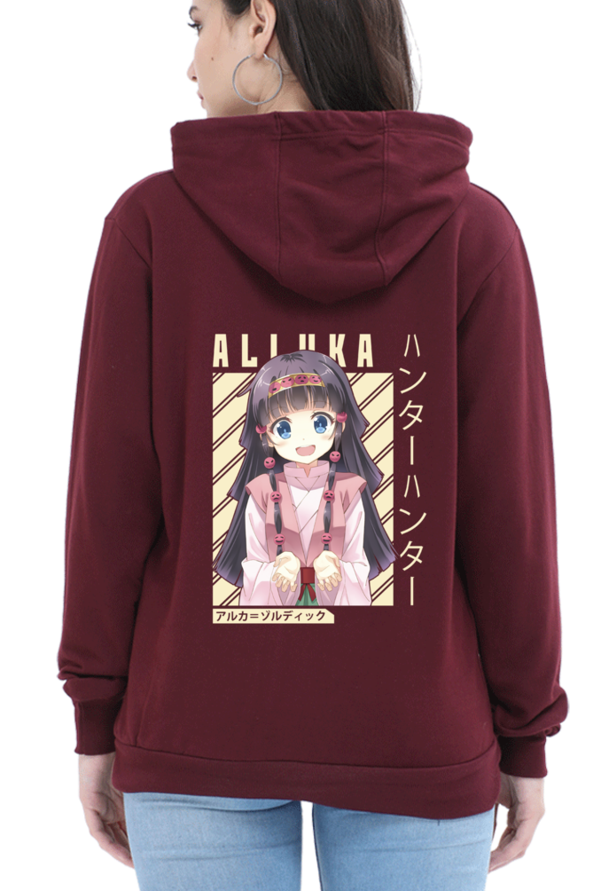 Women's Alluka Graphic Printed Hooded Sweatshirt