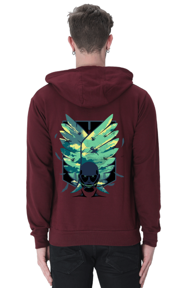 Unisex Attack On Titan Hooded Sweatshirt