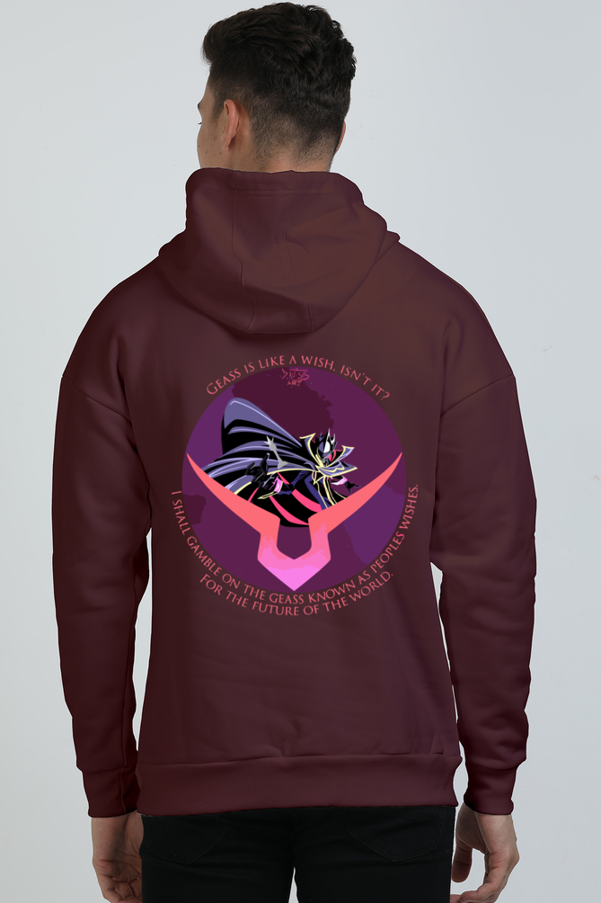 Unisex Lelouch Lamperouge Oversized Hooded Sweatshirt