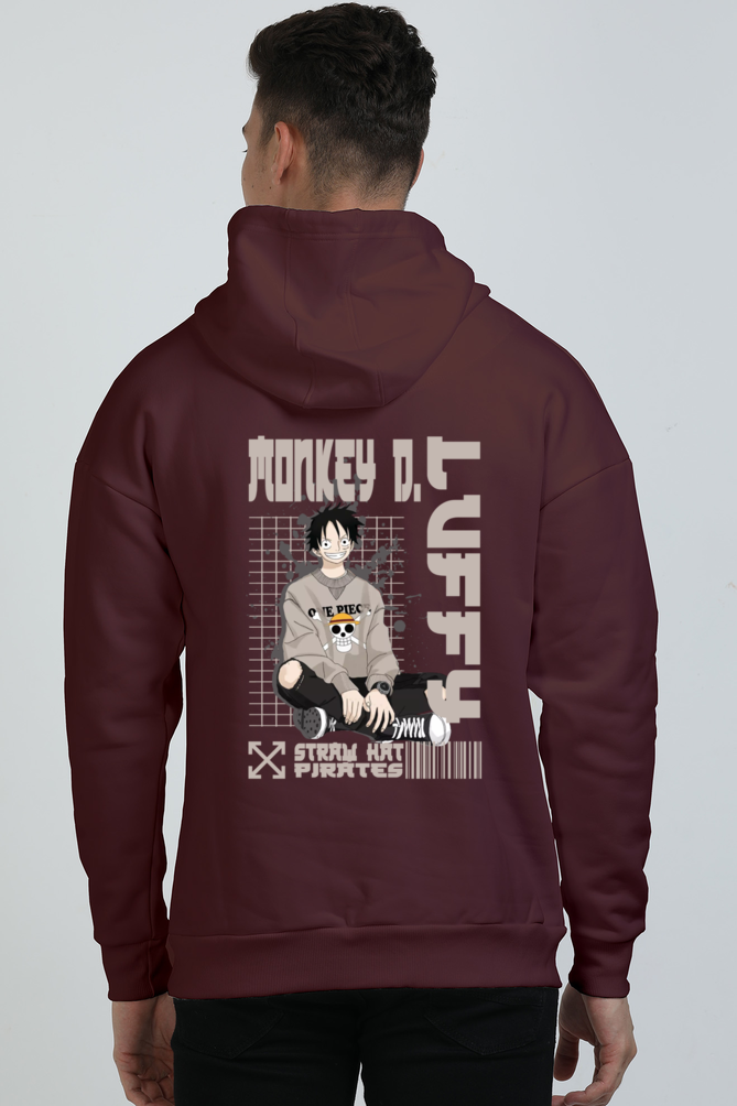 Unisex Luffy Oversized Hooded Sweatshirt