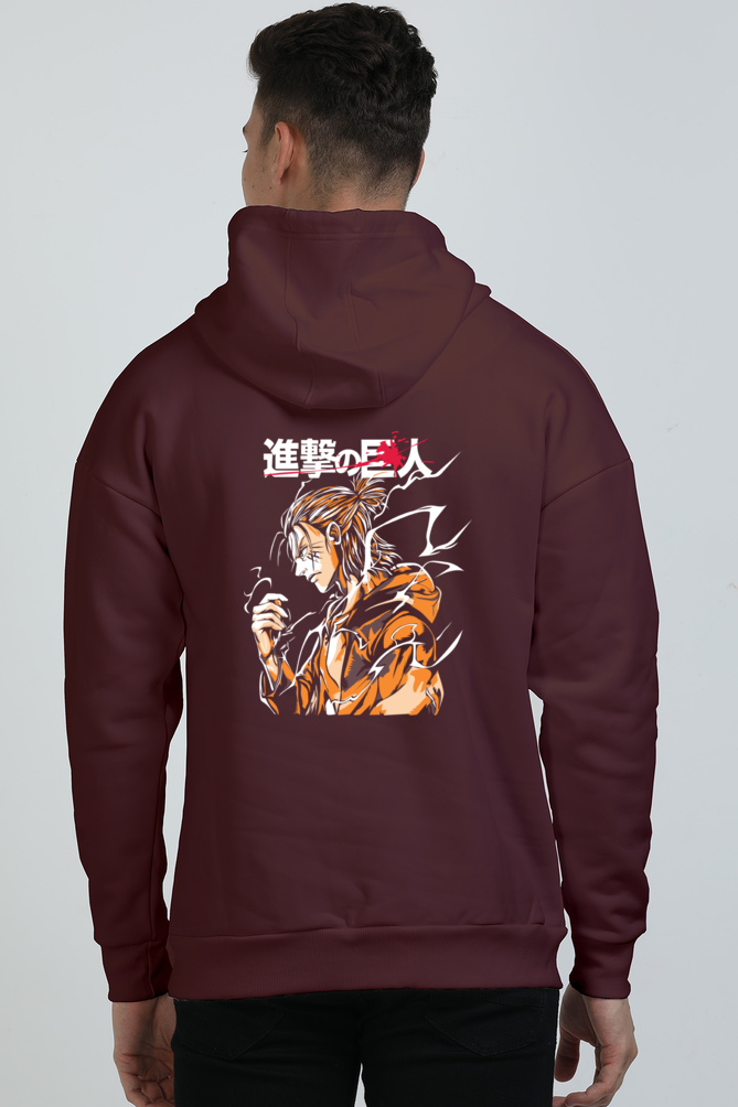 Unisex Eren Yeager Oversized Hooded Sweatshirt