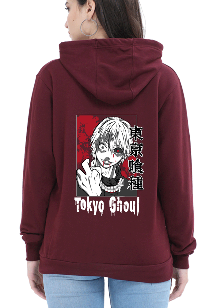 Women's Graphic Printed Hooded Sweatshirt