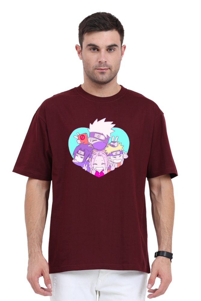 Unisex Team 7 Naruto Oversized T-shirt