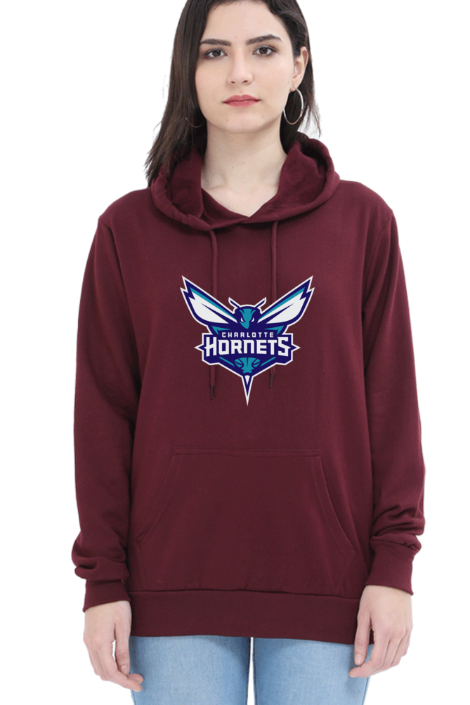 Women's Graphic Printed Hooded Sweatshirt