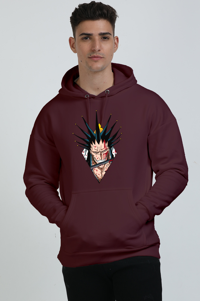 Unisex Kenpachi Oversized Hooded Sweatshirt