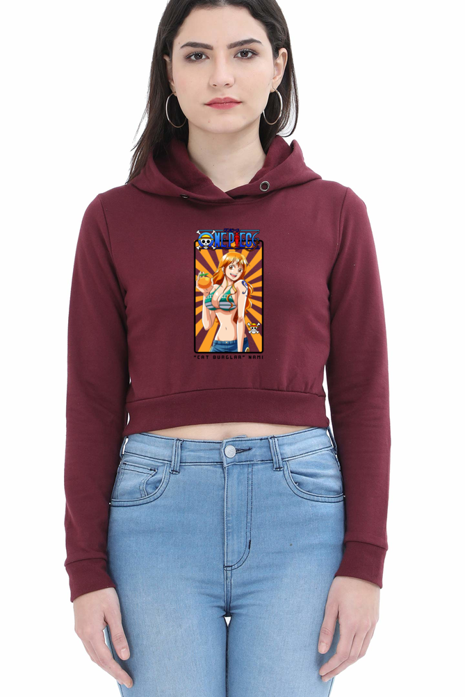 Women's One Piece Crop Hoodies