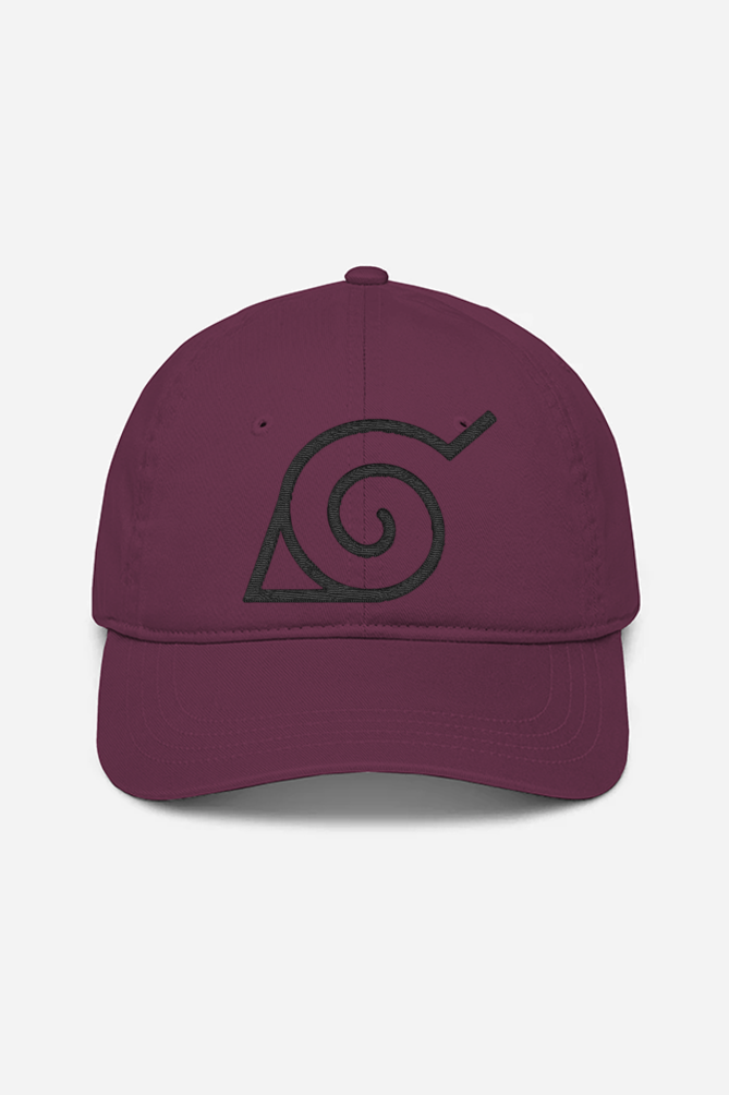 Unisex Leaf Village Embroidered Cap
