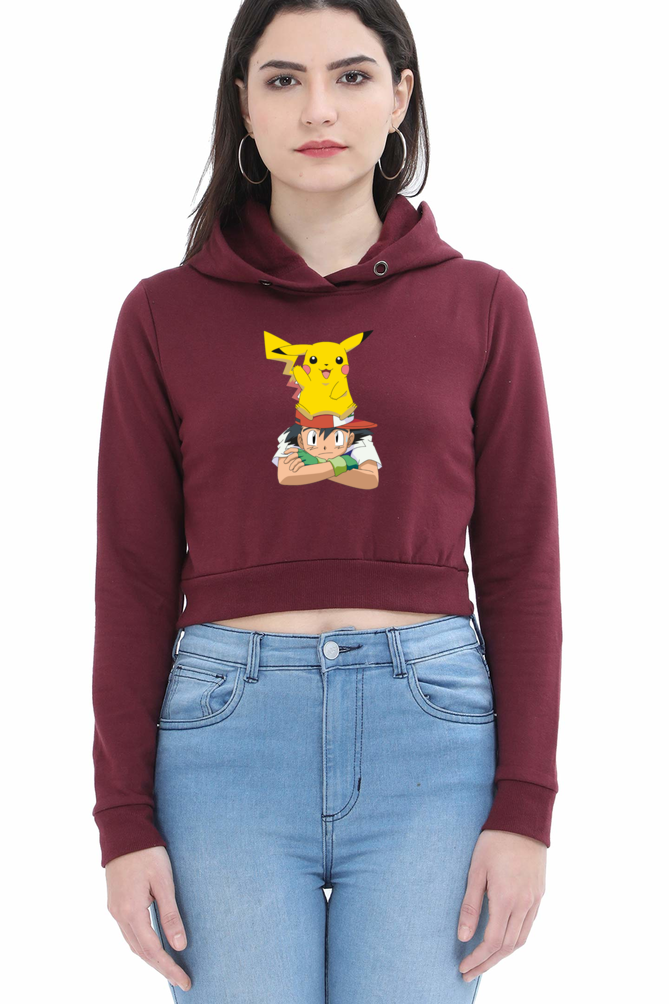 Women's Pokemon Crop Hoodies