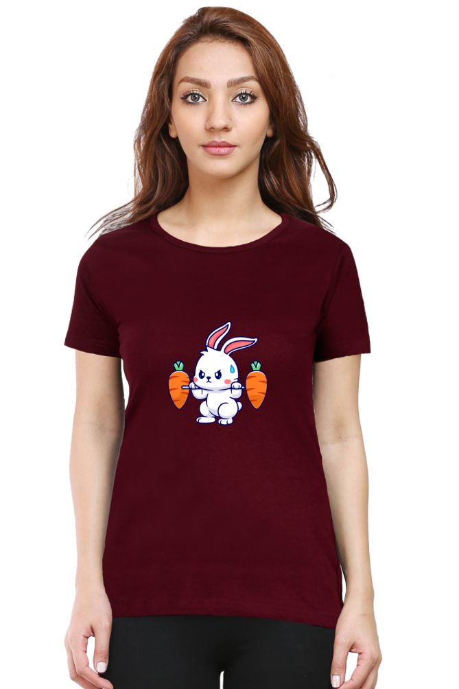 Women's Graphic Print Round Neck Half Sleeve