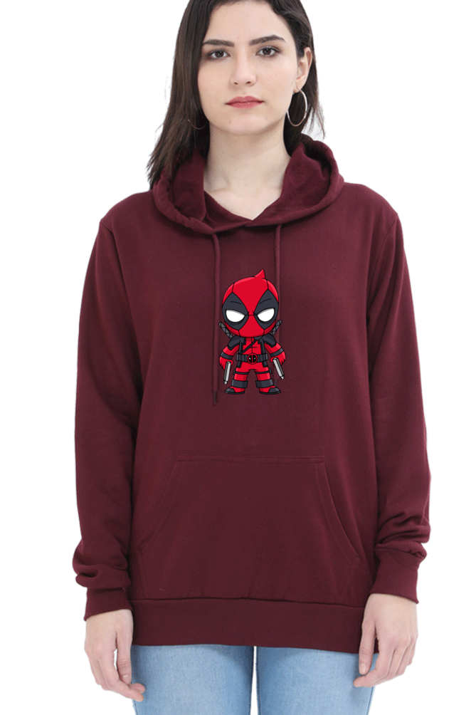 Women's Printed Hooded Sweatshirt