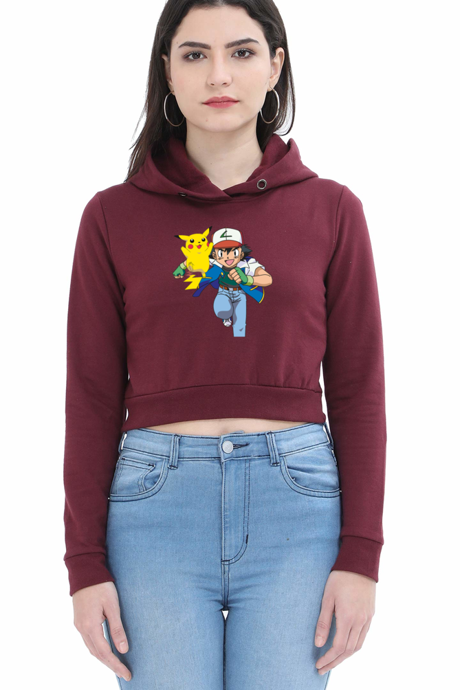 Women's Pokemon Crop Hoodies