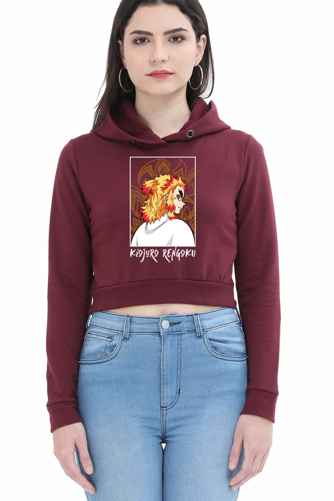 Women's Rengoku Crop Hoodies