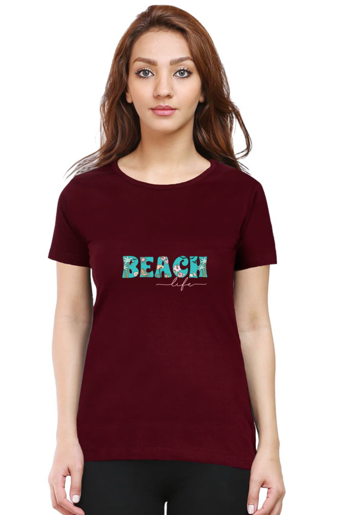 Women's Graphic Print Round Neck Half Sleeve