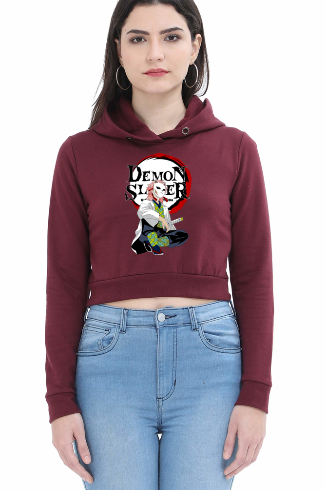 Women's Demon Slayer Crop Hoodies