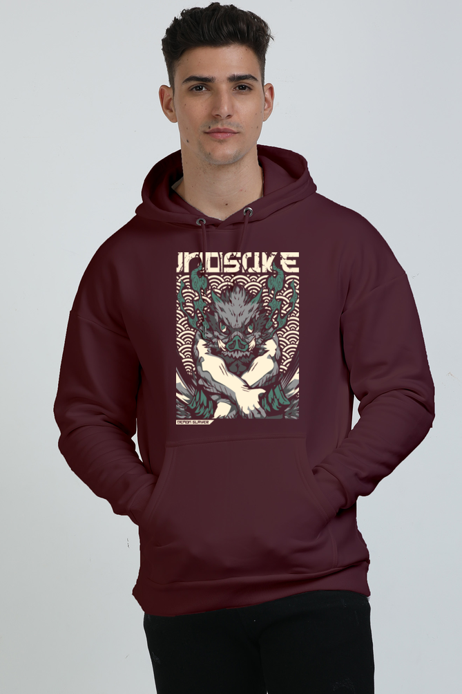 Unisex Inosuke Oversized Hooded Sweatshirt