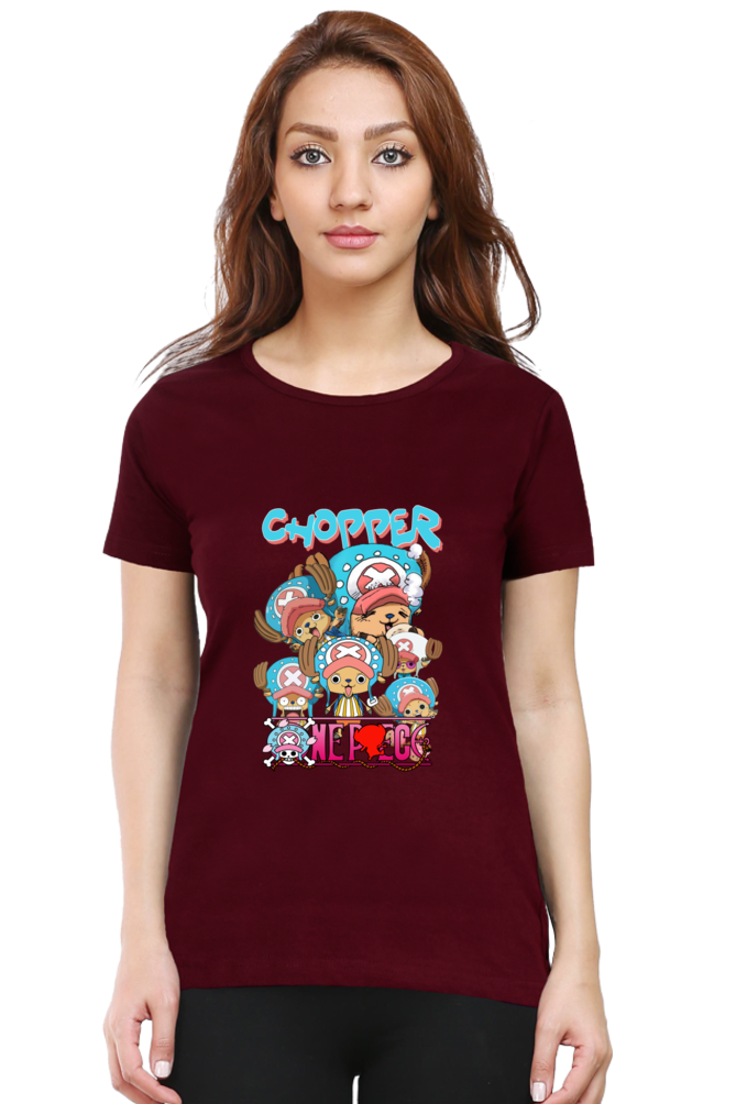 Women's One Piece Round Neck Half Sleeve