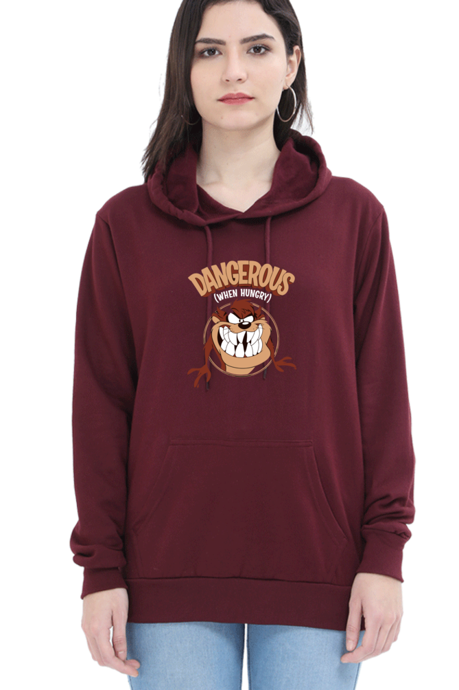 Women's Printed Hooded Sweatshirt
