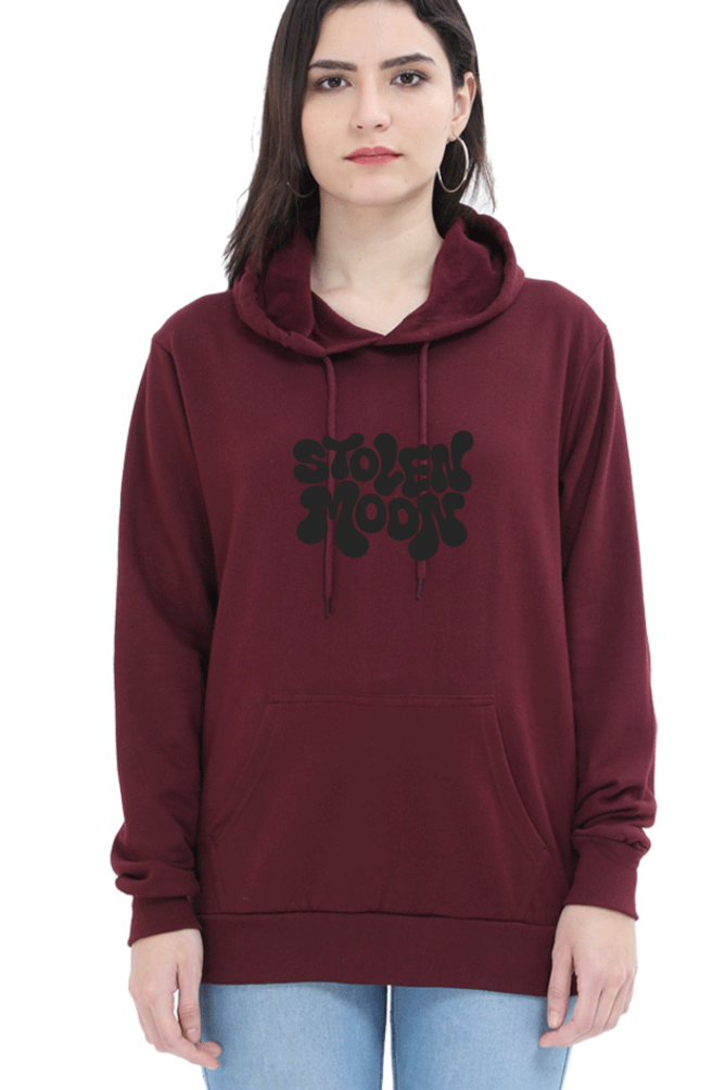 Women's Printed Hooded Sweatshirt