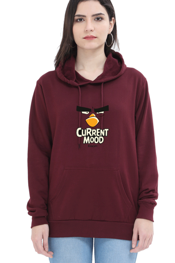 Women's Printed Hooded Sweatshirt