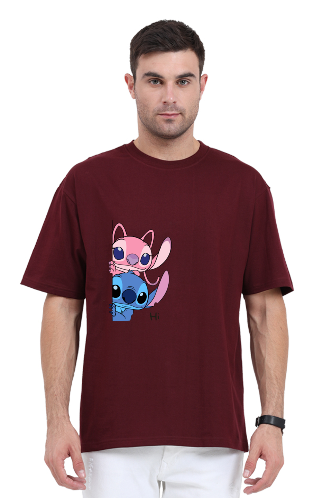 Unisex Printed Oversized T-shirt