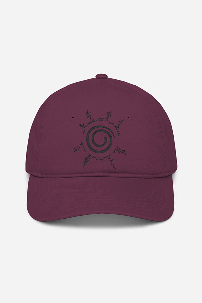 Unisex Naruto Seal Embroidered Cap