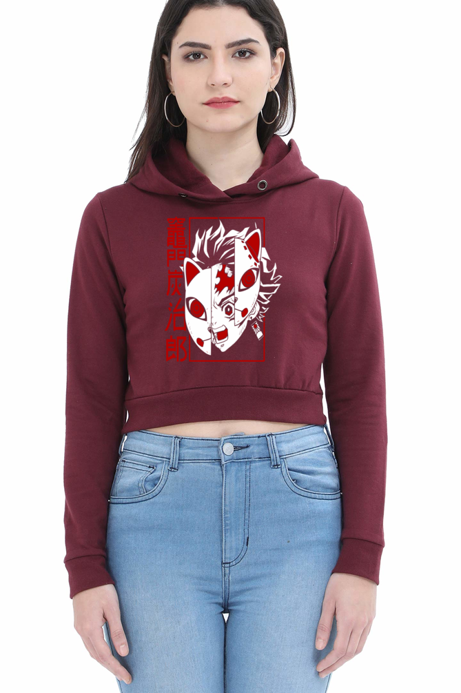 Women's Demon Slayer Crop Hoodies