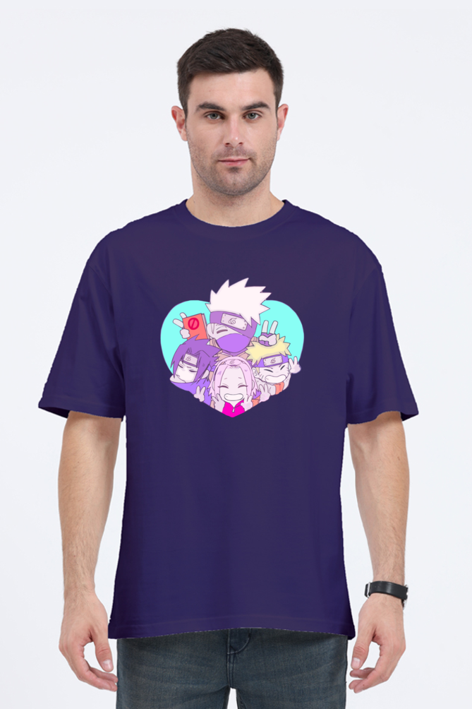 Unisex Team 7 Naruto Oversized T-shirt