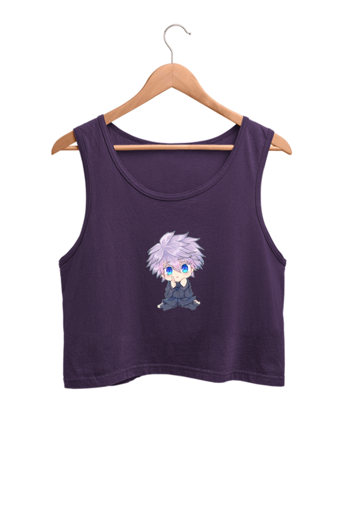 Women's Goku Graphic Printed Crop Tank Top