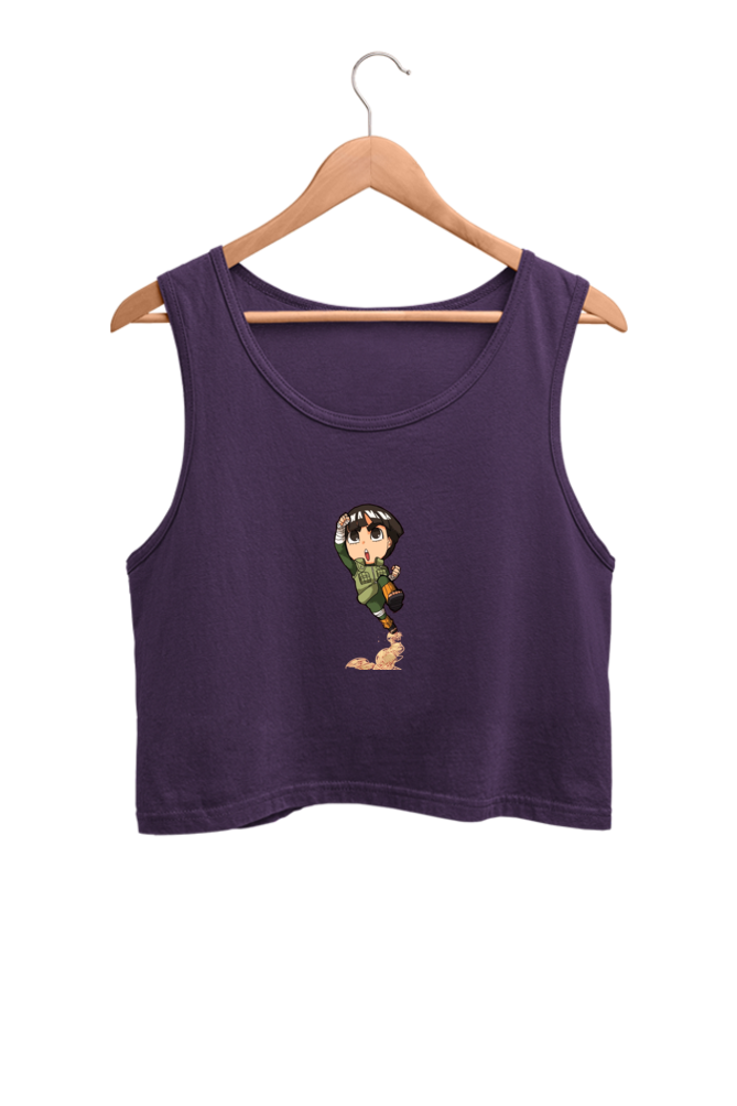 Women's Rock Lee Graphic Printed Crop Tank Top