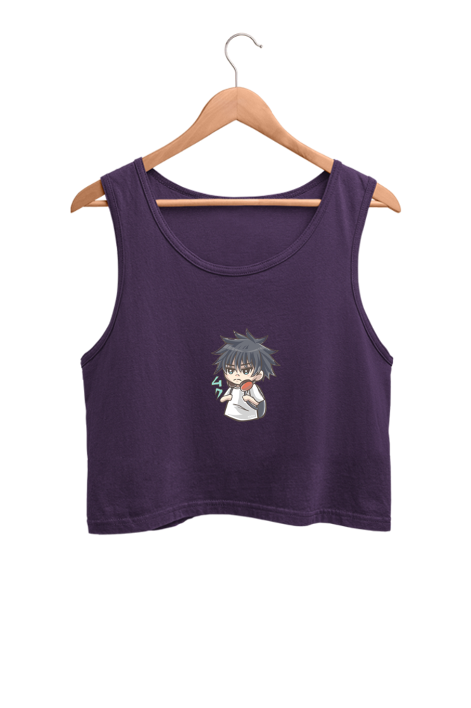 Women's Fushiguro Graphic Printed Crop Tank Top