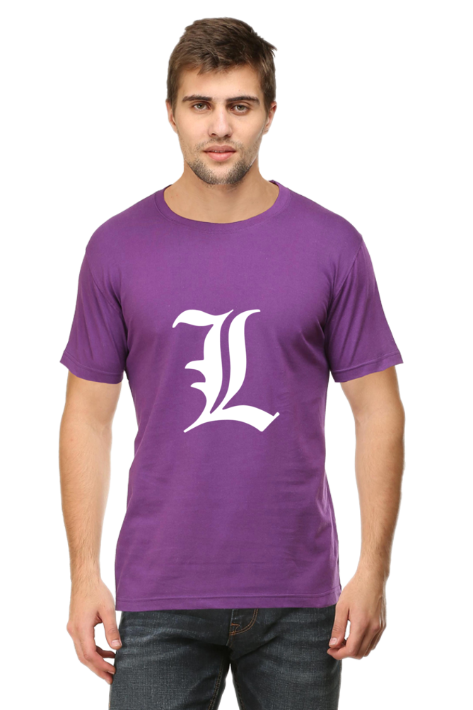 Men's L Death Note Half Sleeve T-shirt